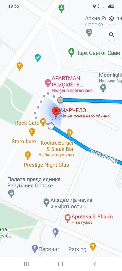 Apartman Pozoriste Penthaus Banja Luka Exterior foto